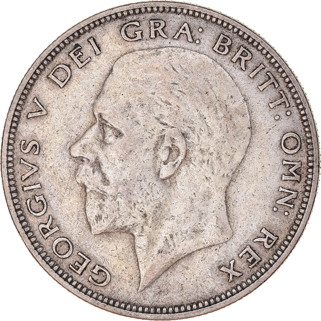 Moneda, Gran Bretaña, George V, 1/2 Crown, 1934, BC+, Plata, KM:835, Spink:4037