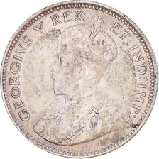 Monnaie, Afrique Orientale, George V, 25 Cents, 1913, British Royal Mint, TTB+