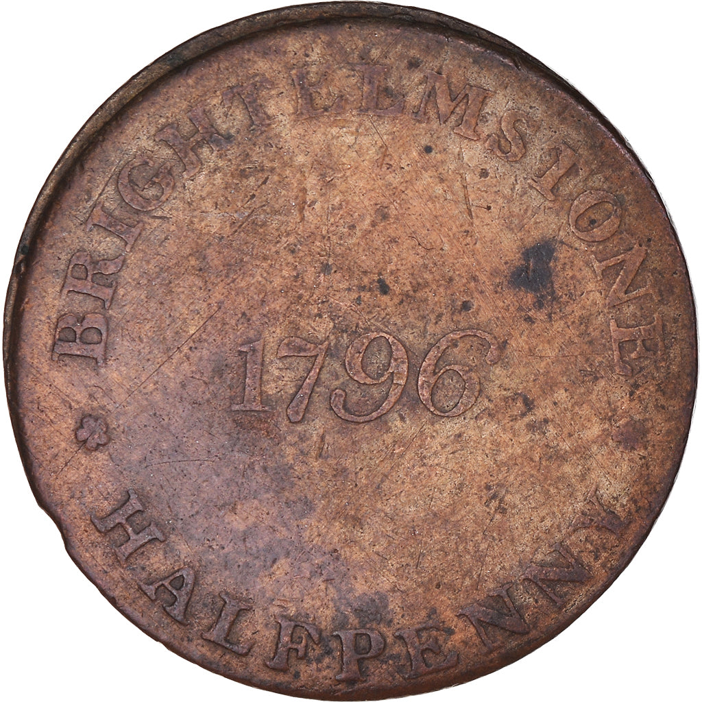United Kingdom, Halfpenny Token, Brightelmstone halfpenny, 1796, VF(30-35)