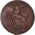 Germania, Food ration token, 1 brod, 1847, BB, Rame