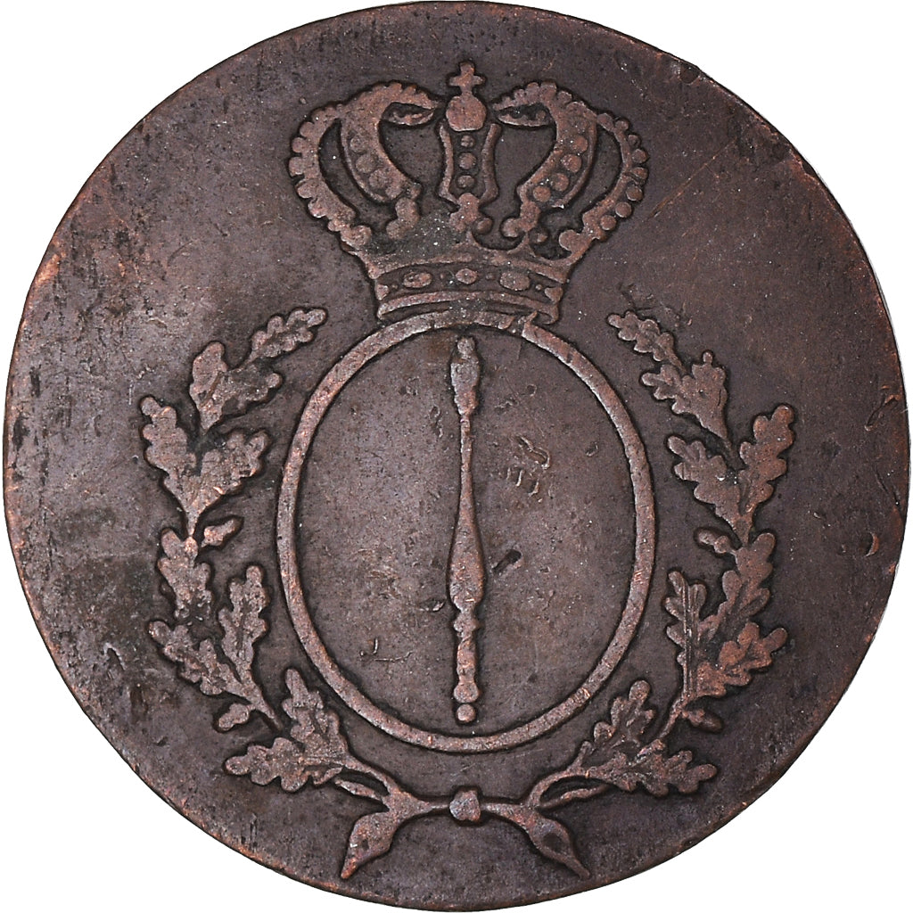 Monnaie, Etats allemands, PRUSSIA, Friedrich Wilhelm III, Pfennig, 1810, Berlin