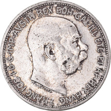 Munten, Oostenrijk, Franz Joseph I, 2 Corona, 1913, Vienna, ZF, Zilver, KM:2821