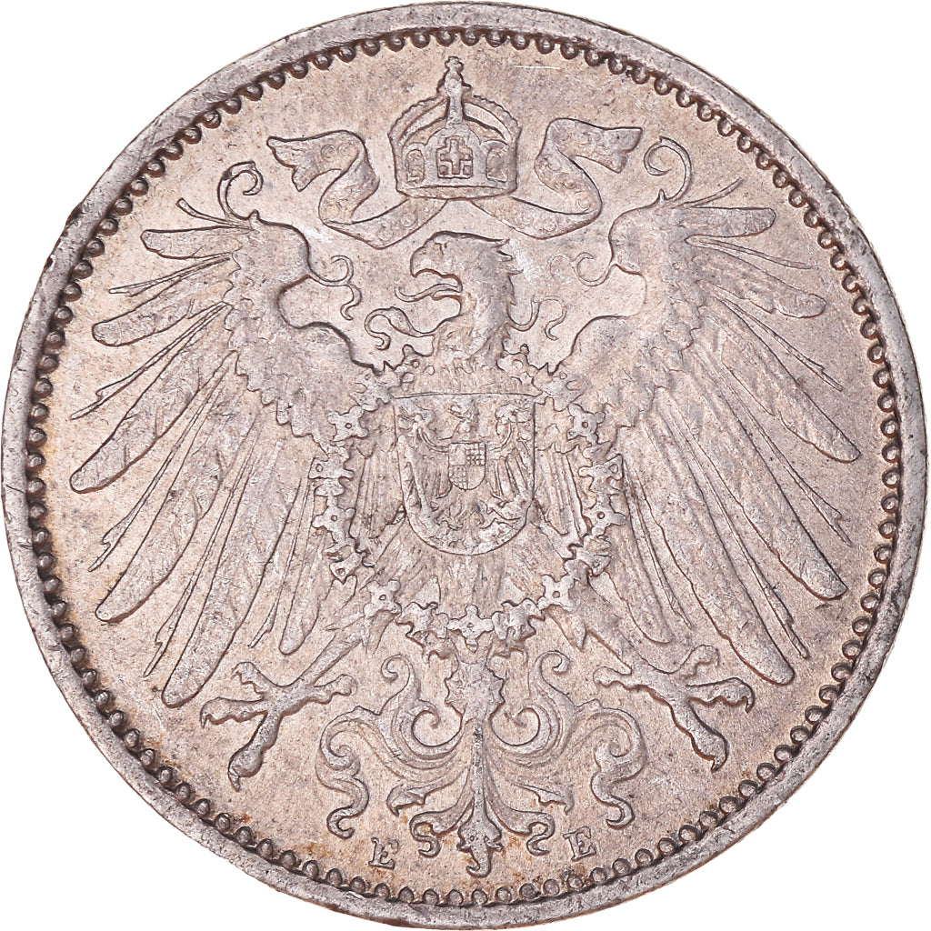 Coin, GERMANY - EMPIRE, Wilhelm II, Mark, 1906, Muldenhütten, AU(50-53)