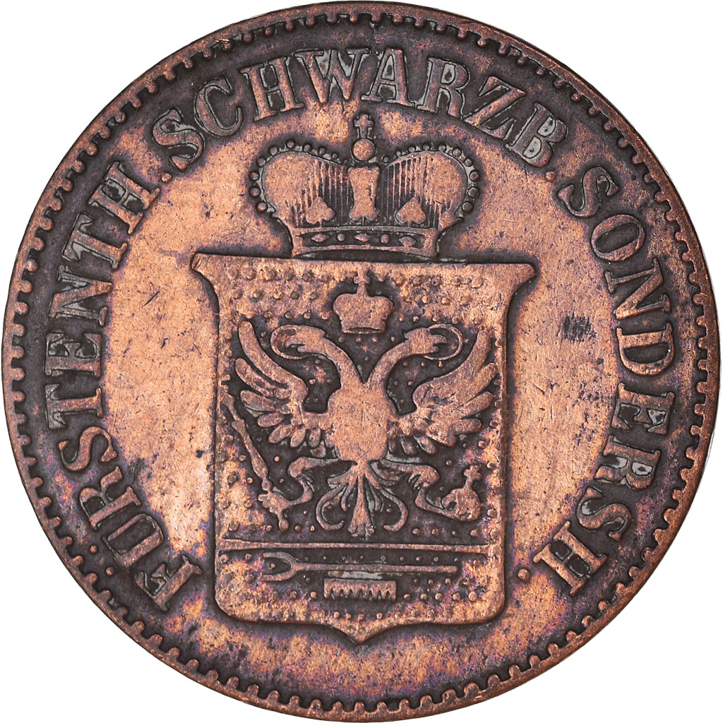 Monnaie, Etats allemands, PRUSSIA, Friedrich Wilhelm IV, 3 Pfennig, 1858