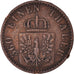 Moneta, Stati tedeschi, PRUSSIA, Wilhelm I, Pfennig, 1868, Hannover, MB+, Rame