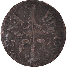 Coin, German States, AACHEN, 4 Heller, 1793, Aachen, VF(20-25), Copper, KM:52