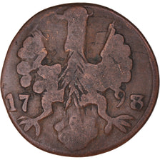 Moneta, Stati tedeschi, AACHEN, 12 Heller, 1798, Aachen, MB, Rame, KM:51