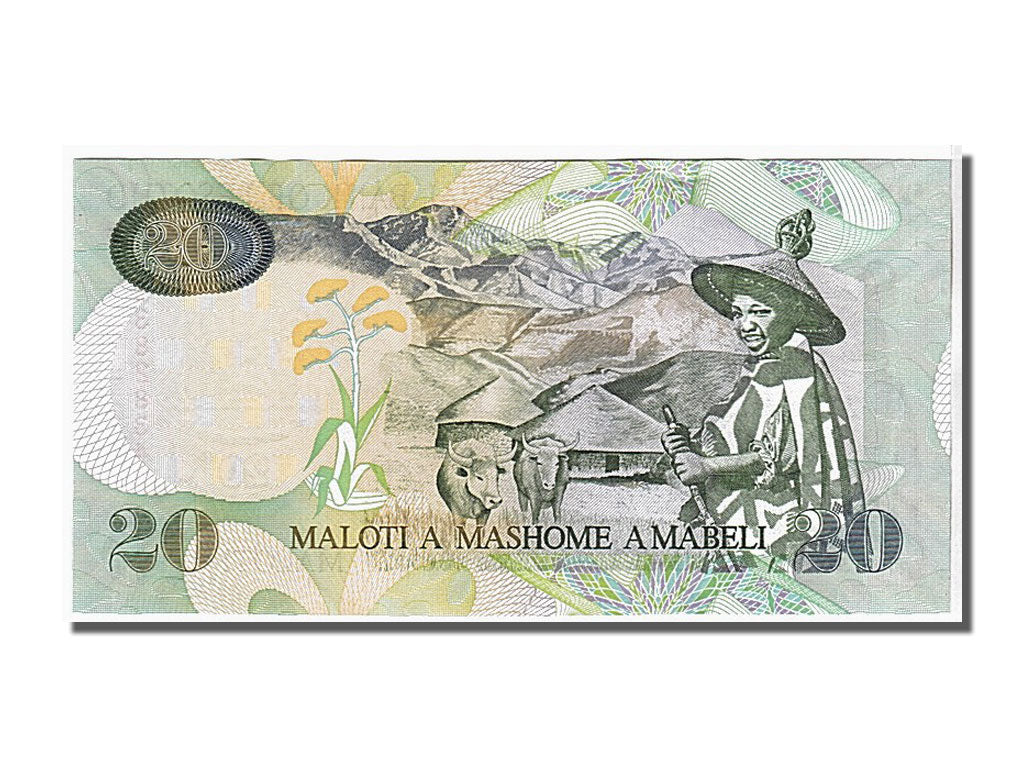 Banknote, Lesotho, 20 Maloti, 2007, UNC(65-70)