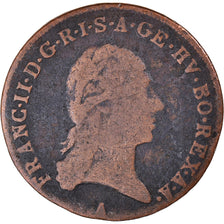 Moneda, Austria, Franz II (I), Kreuzer, 1800, Vienna, BC+, Vellón, KM:2111