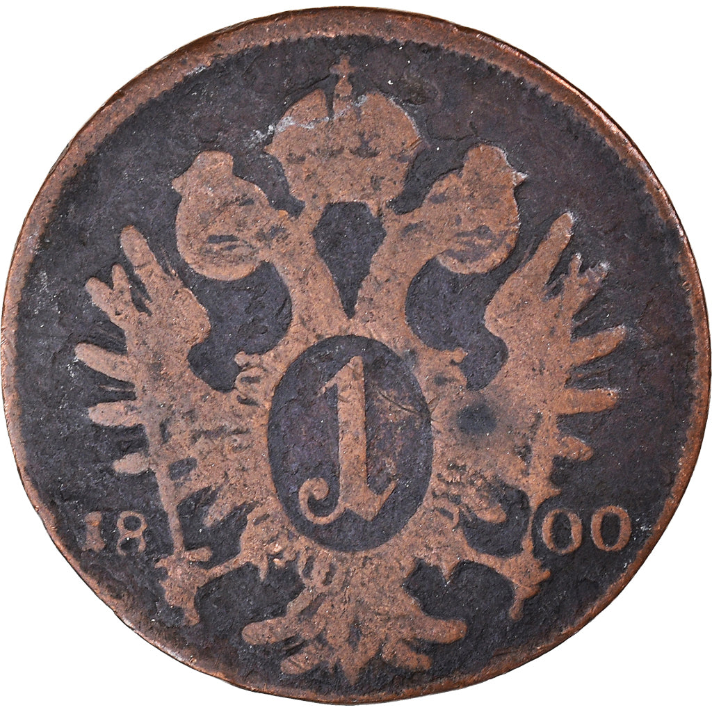 Moneda, Austria, Franz II (I), Kreuzer, 1800, Vienna, BC+, Vellón, KM:2111