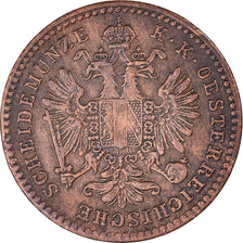 Moneda, Austria, Franz Joseph I, Kreuzer, 1860, Vienne, MBC, Cobre, KM:2186