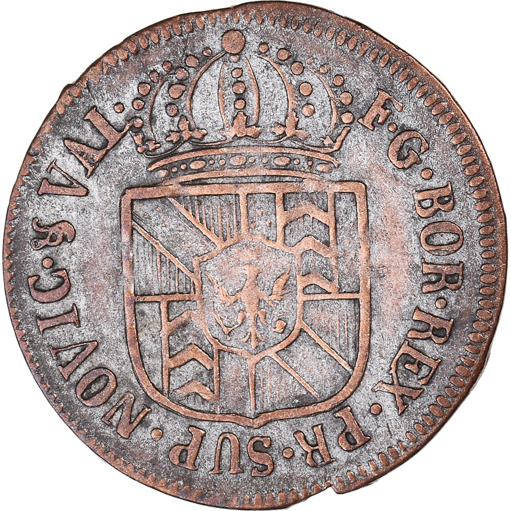 Moneta, Kantony Szwajcarskie, NEUCHATEL, 1/2 Batzen, 1789, Neuenburg, EF(40-45)