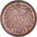 Coin, GERMANY - EMPIRE, Wilhelm II, Pfennig, 1905, Munich, AU(55-58), Copper