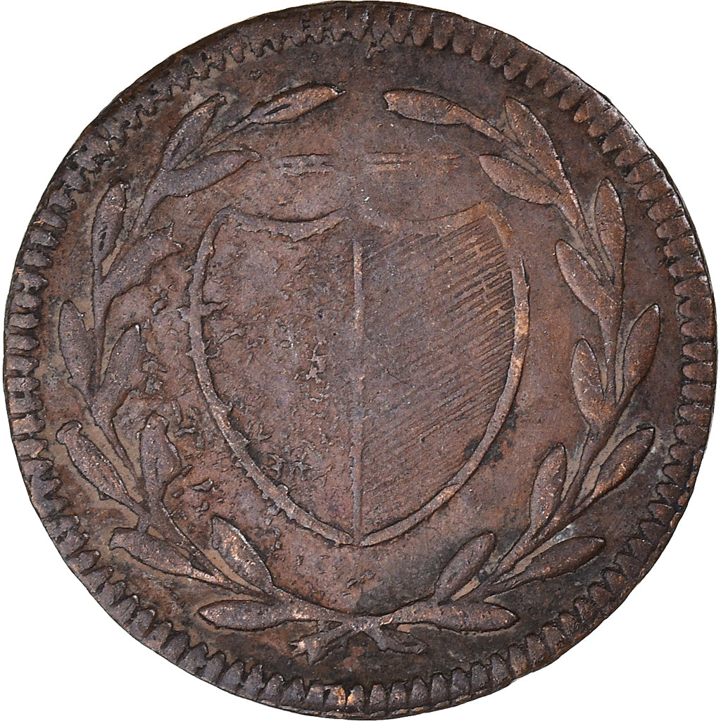 Moeda, Estados Alemães, FRANKFURT AM MAIN, Pfennig, 1819, Frankfurt, VF(30-35)