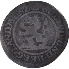 Coin, German States, JULICH-BERG, Karl Philipp, Stuber, 1739, VF(20-25), Billon