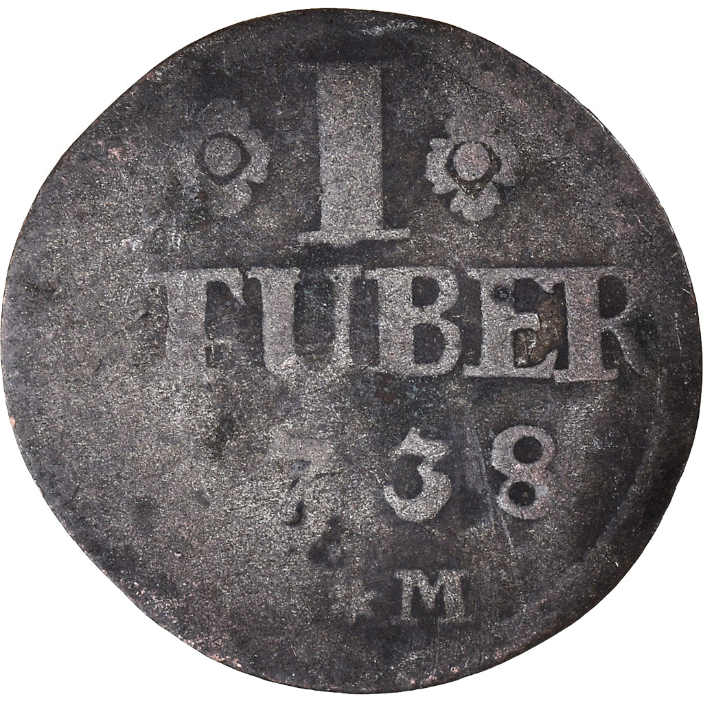 Coin, German States, JULICH-BERG, Karl Philipp, Stuber, 1739, VF(20-25), Billon