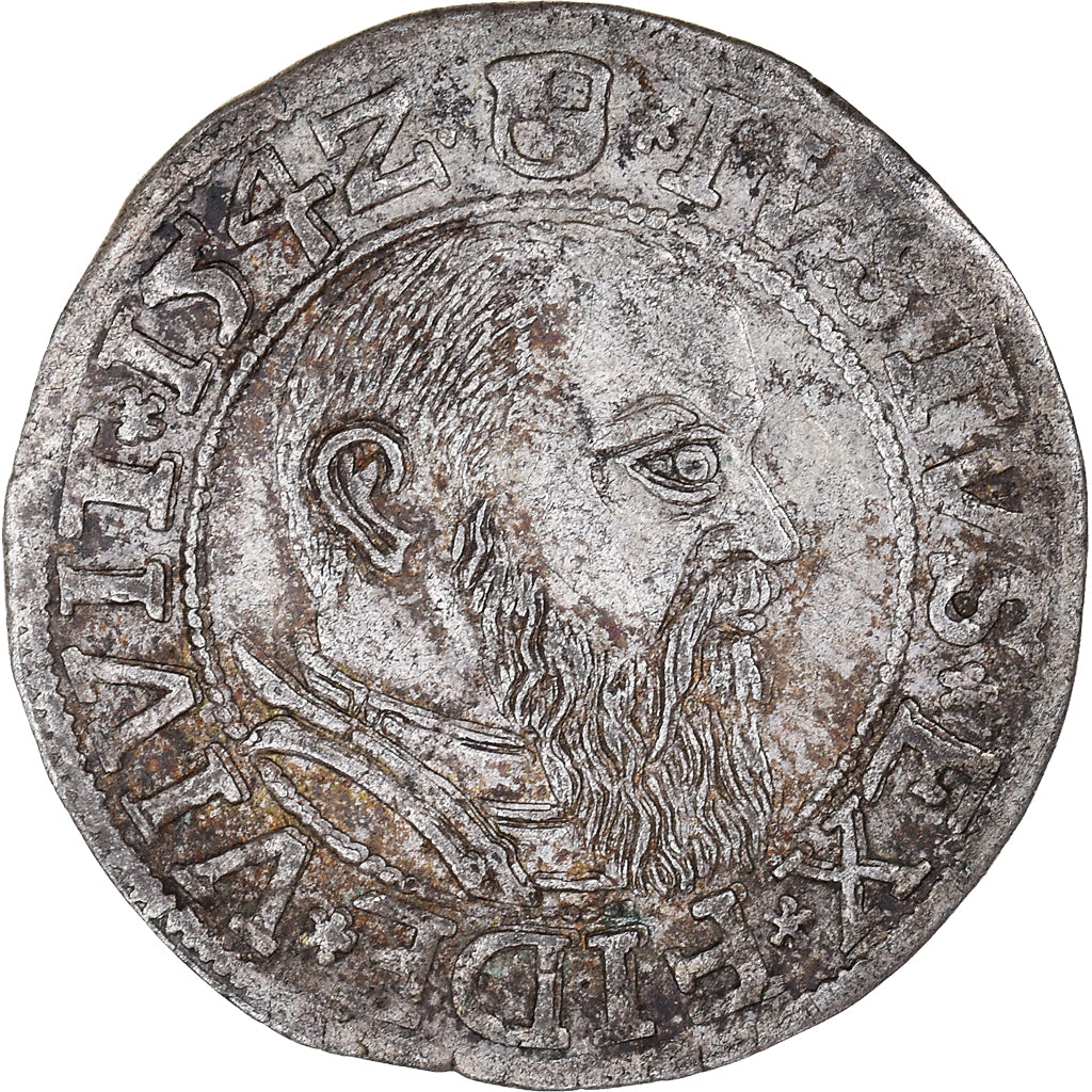 Coin, German States, duché de Prusse, Albert de Brandebourg, Groschen, 1542