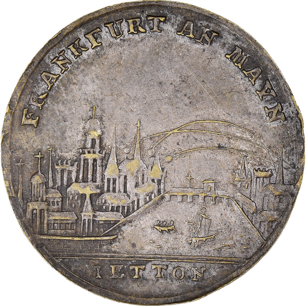 Germany, Token, Prise de Francfort par les prussiens le 2 décembre 1792, 1792