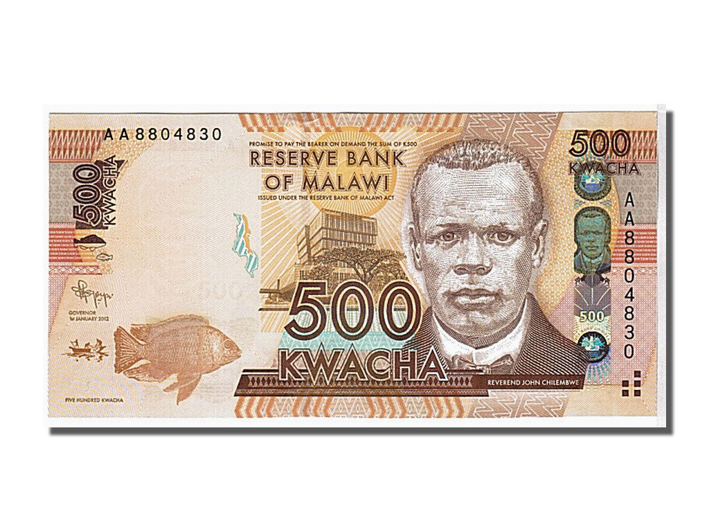 Billet, Malawi, 500 Kwacha, 2012, NEUF