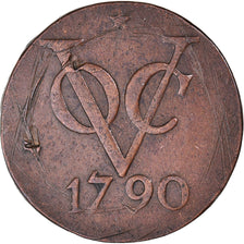Moneda, INDIAS ORIENTALES HOLANDESAS, 2 Duit, 1790, Utrecht, BC+, Cobre, KM:118