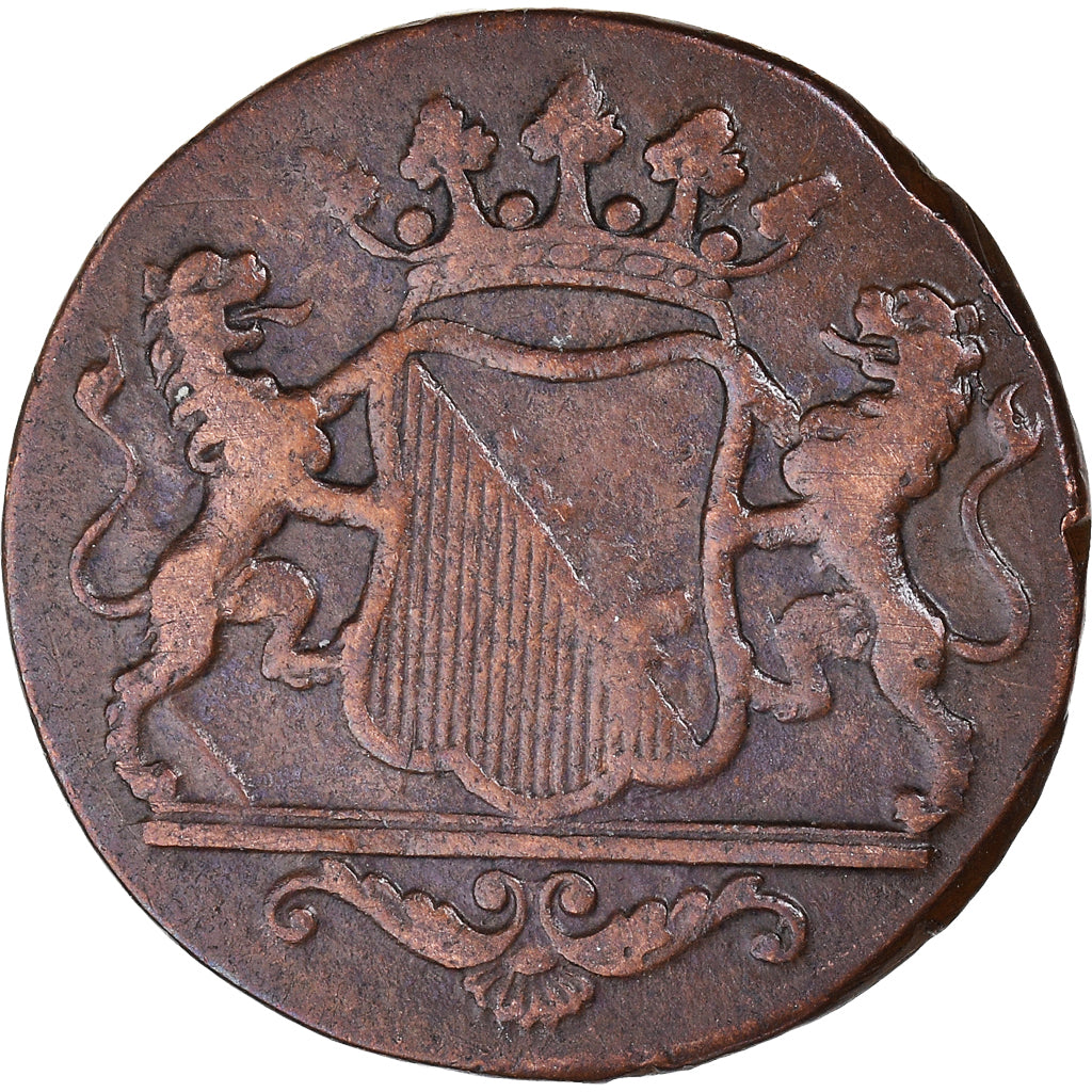 Moneda, INDIAS ORIENTALES HOLANDESAS, 2 Duit, 1790, Utrecht, BC+, Cobre, KM:118