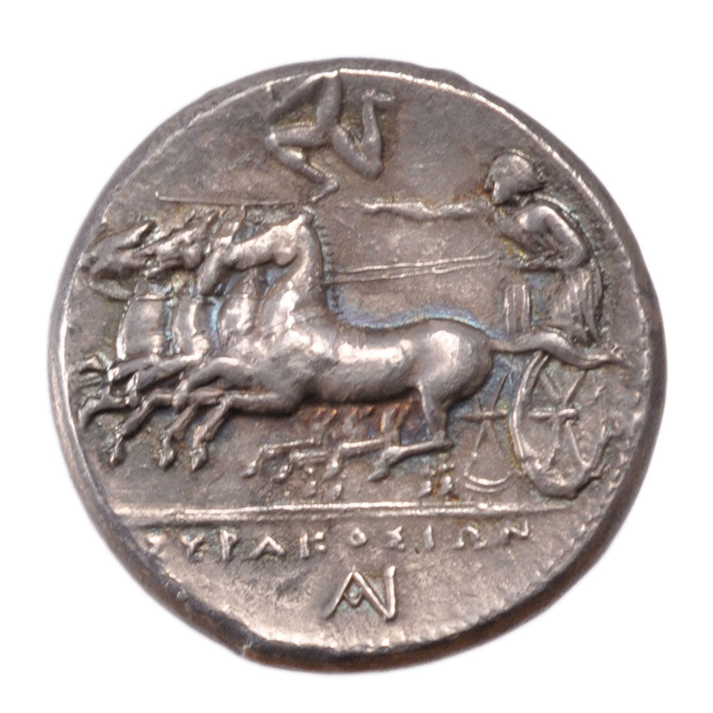 Sicily, Syracuse (317-289 BC), Tetradrachm, Syracuse, AU(50-53), Silver, Boutin.
