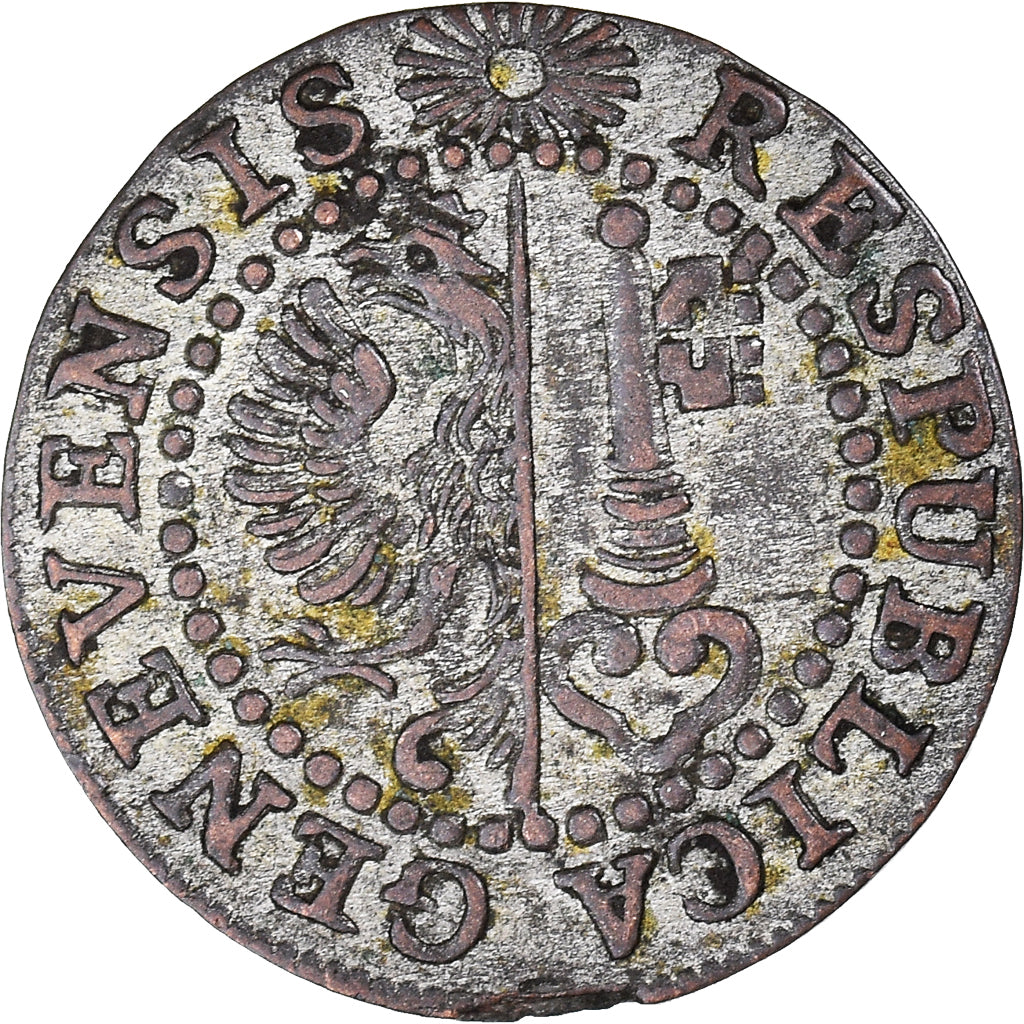 Moneda, CANTONES SUIZOS, GENEVA, Sol, 1788, Bern, MBC+, Vellón, KM:87