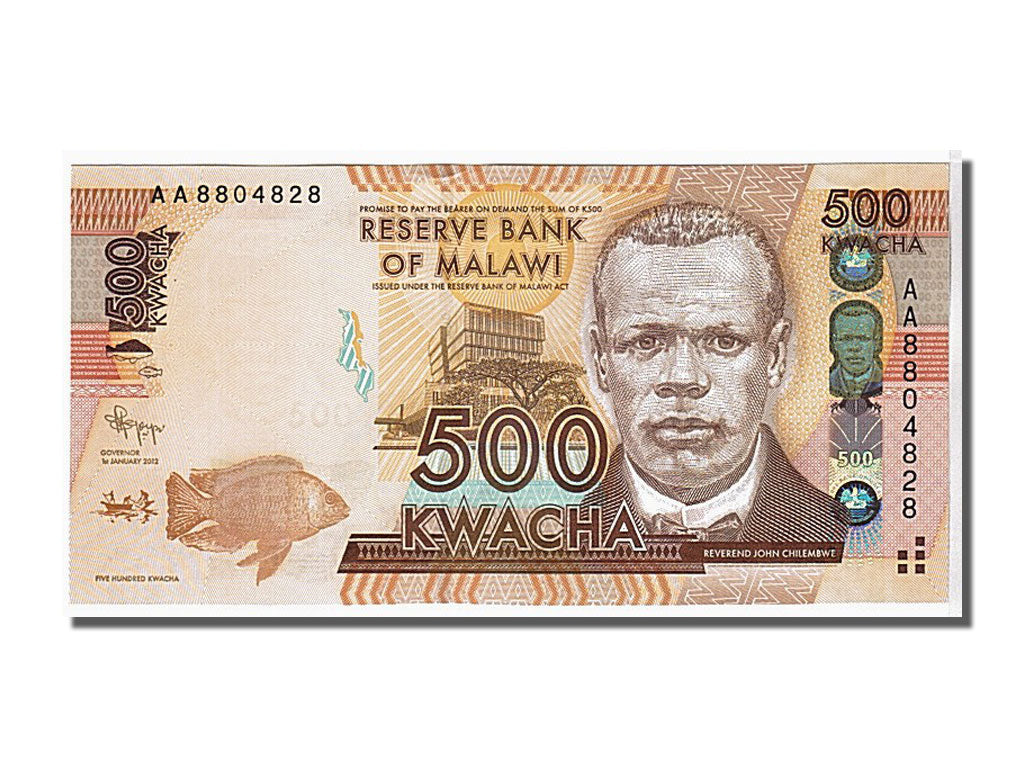 Banknote, Malawi, 500 Kwacha, 2012, UNC(65-70)