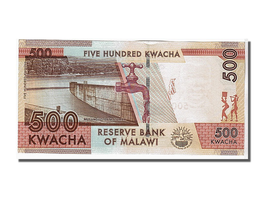 Banknote, Malawi, 500 Kwacha, 2012, UNC(65-70)