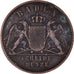 Coin, German States, BADEN, Friedrich I, Kreuzer, 1864, VF(30-35), Copper