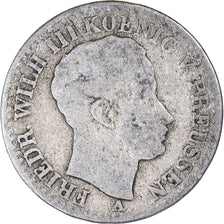 Coin, German States, PRUSSIA, Friedrich Wilhelm III, 1/6 Thaler, 1823, Berlin