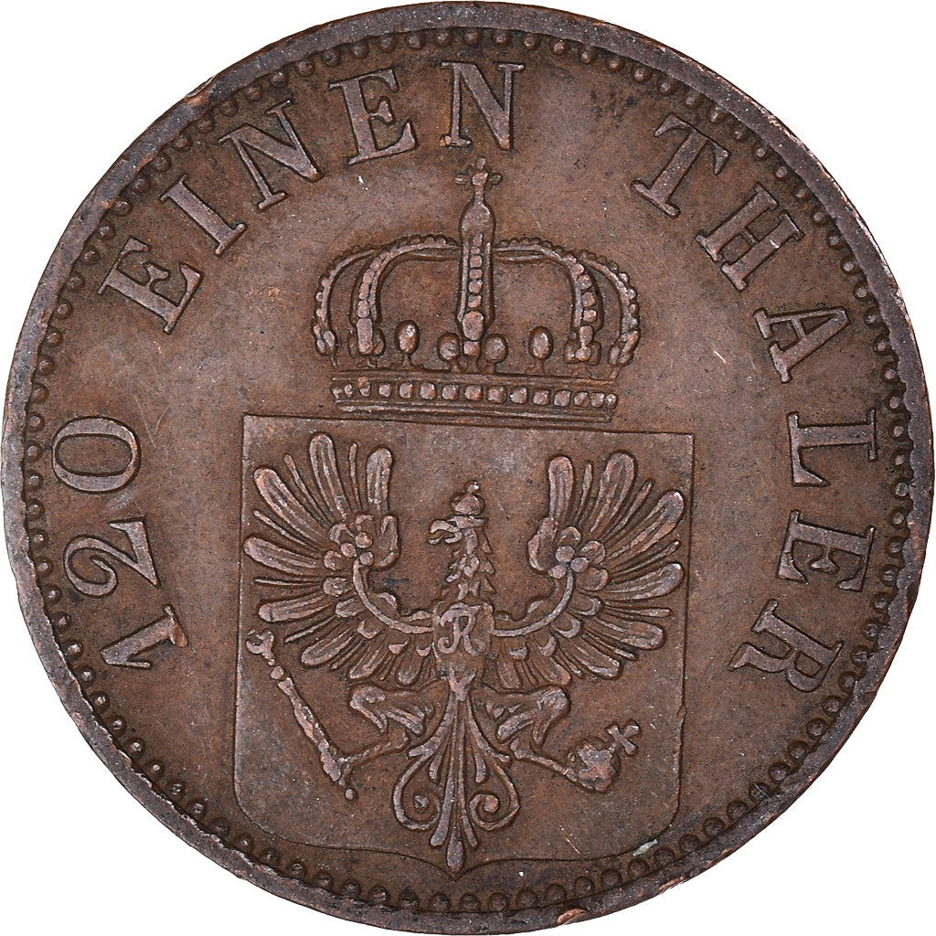 Moneta, Landy niemieckie, PRUSSIA, Wilhelm I, 3 Pfennig, 1868, Hannover