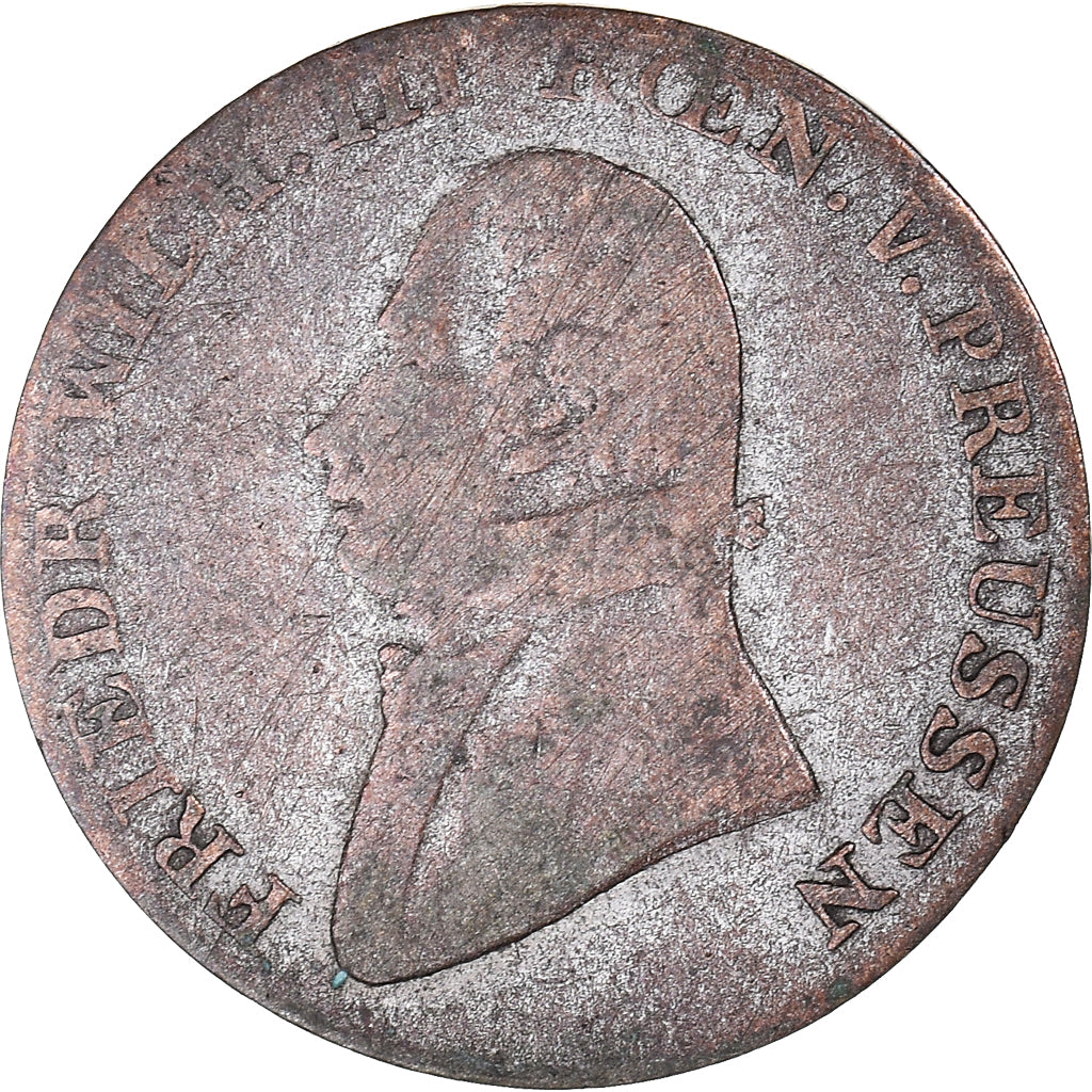 Moneda, Estados alemanes, EAST FRIESLAND, Friedrich Wilhelm III, 2 St, 1804