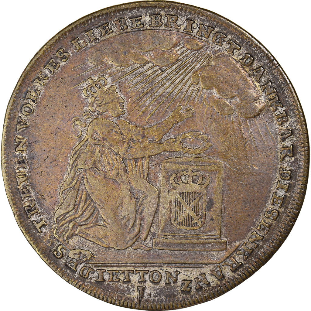 Germany, Token, Maximilien Ier, BAYERN, 1819, EF(40-45), Brass
