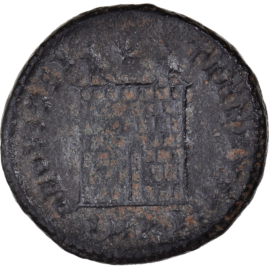 Monnaie, Constantin I, Follis, 328-329, Cyzique, TTB, Bronze, RIC:56