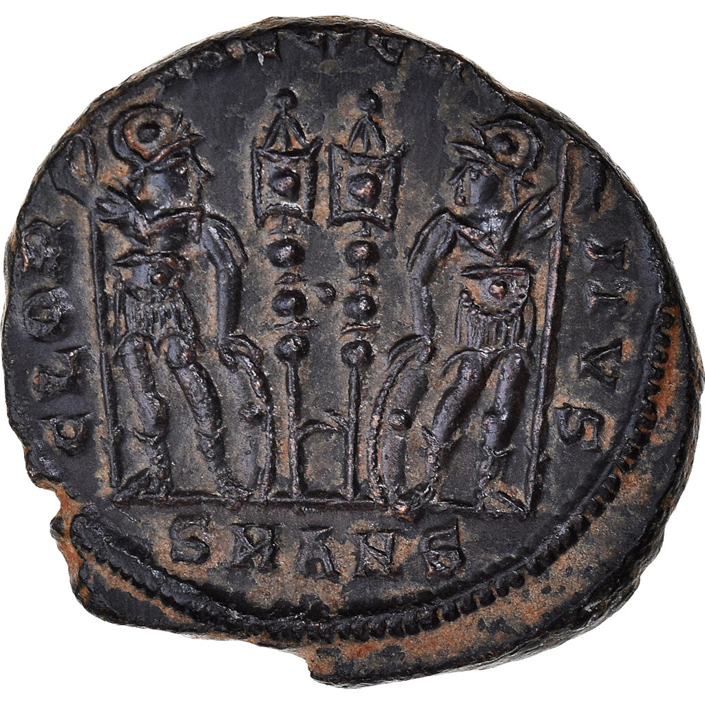 Moneta, Constantine I, Follis, 330-335, Antioch, AU(55-58), Brązowy, RIC:87