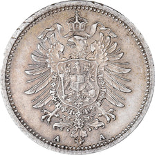 Coin, GERMANY - EMPIRE, Wilhelm I, 20 Pfennig, 1876, Berlin, EF(40-45), Silver
