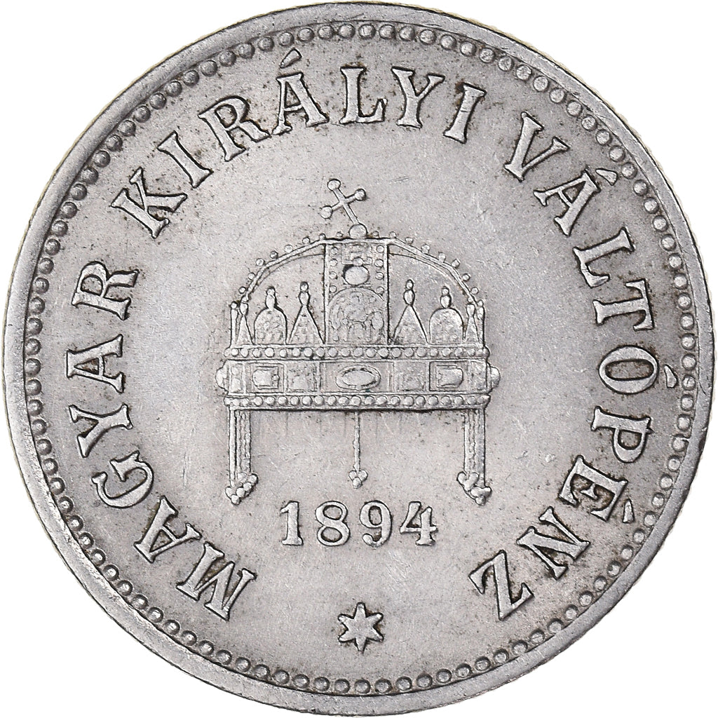 Moneta, Węgry, Franz Joseph I, 10 Filler, 1894, Kormoczbanya, AU(55-58)