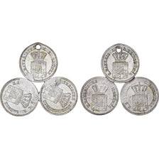 Coin, German States, BAVARIA, Kreuzer, 1858, Munich, paire de boucles