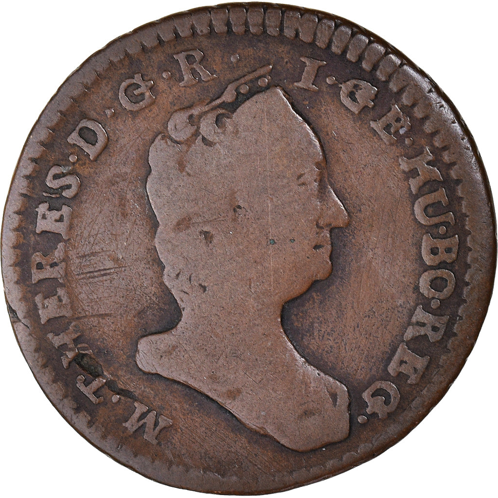 Coin, Austria, Maria Theresa, Pfennig, 1765, VF(20-25), Copper, KM:1979