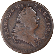 Coin, Austria, Franz I, Pfennig, 1765, Hall, VF(30-35), Copper, KM:2001