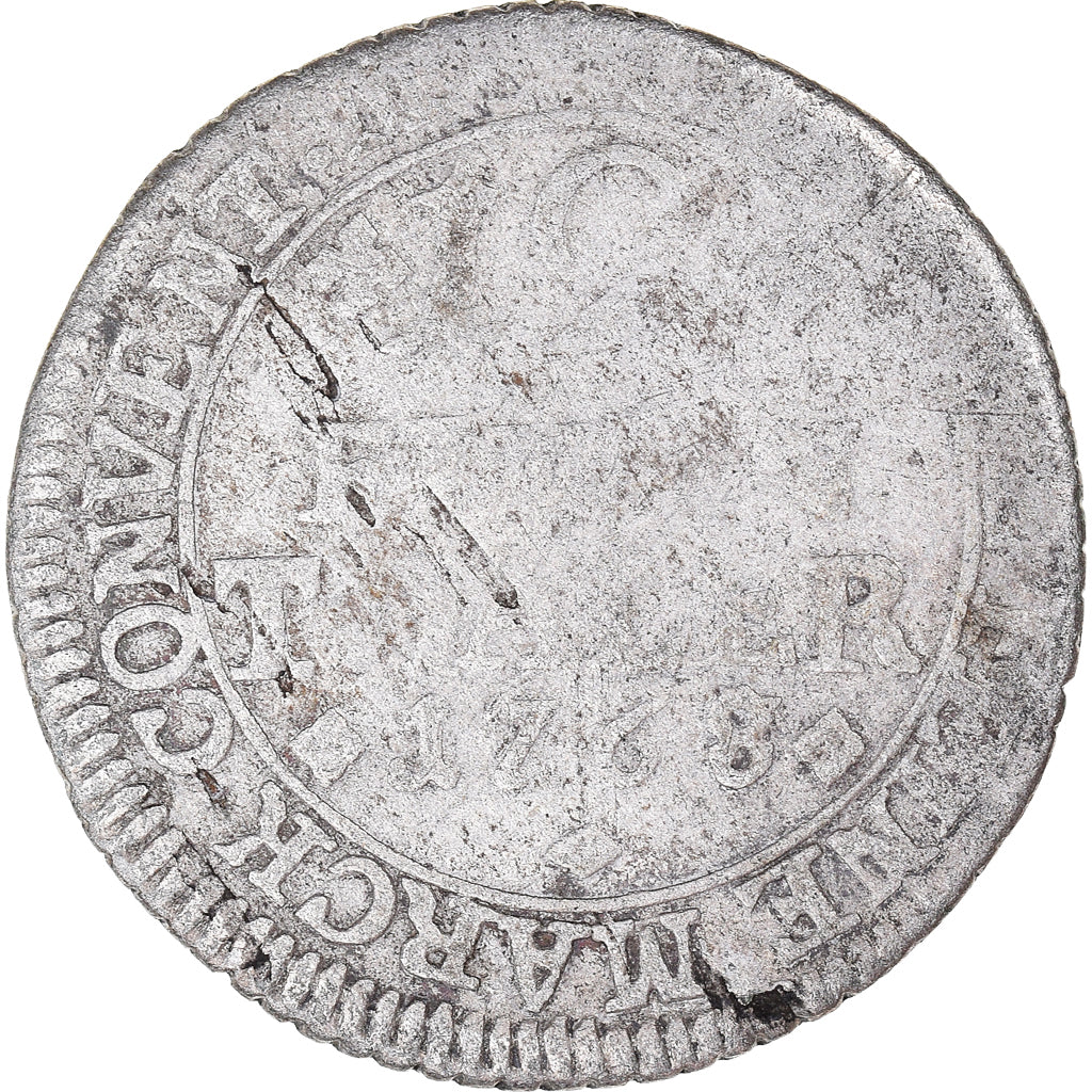 Munten, Duitse staten, BRUNSWICK-WOLFENBUTTEL, Karl I, 1/12 Thaler, 2 Groschen