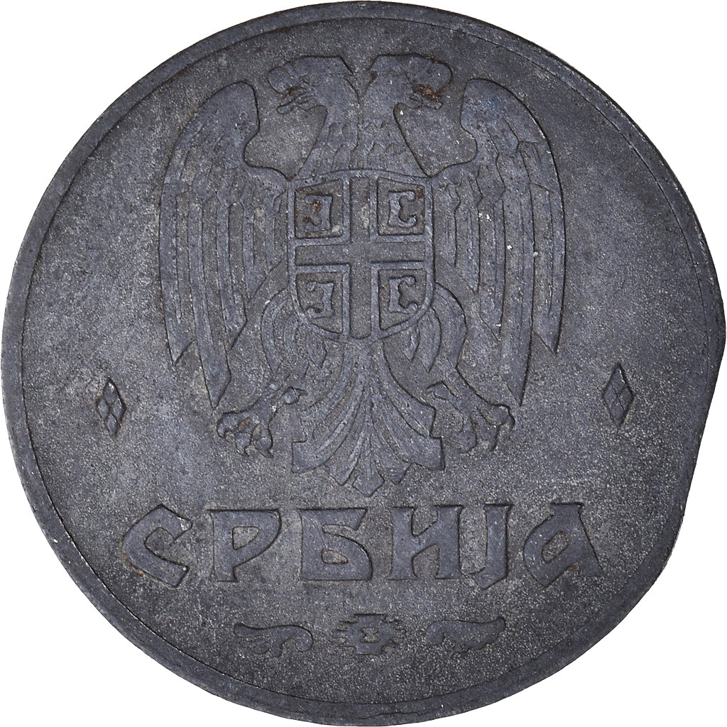 Coin, Serbia, 50 Para, 1942, EF(40-45), Zinc, KM:30