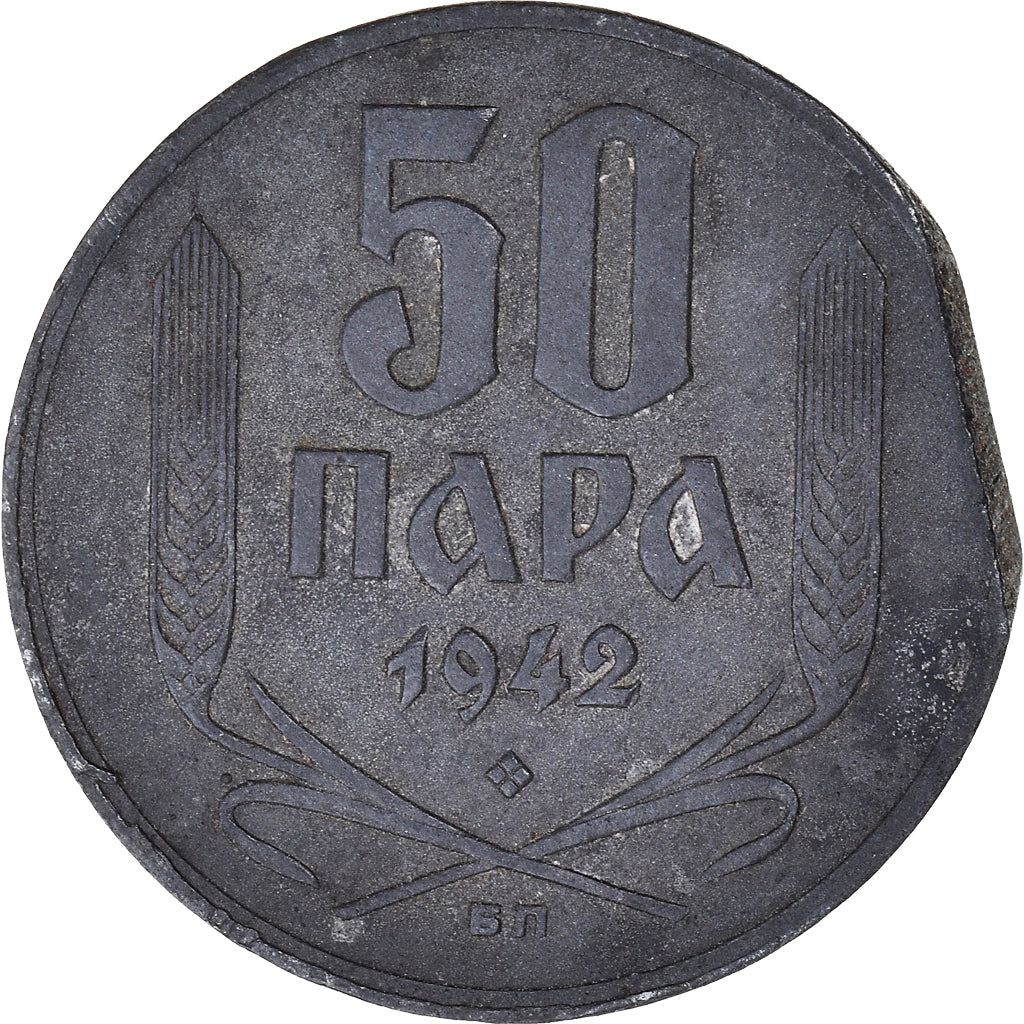 Coin, Serbia, 50 Para, 1942, EF(40-45), Zinc, KM:30