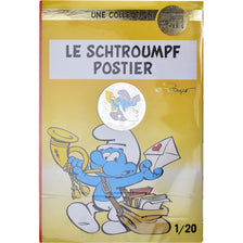 France, Monnaie de Paris, 10 Euro, Le Schtroumpf Postier (1/20), 2020, FDC