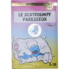 Francia, Monnaie de Paris, 10 Euro, Le Schtroumpf Paresseux (3/20), 2020, FDC
