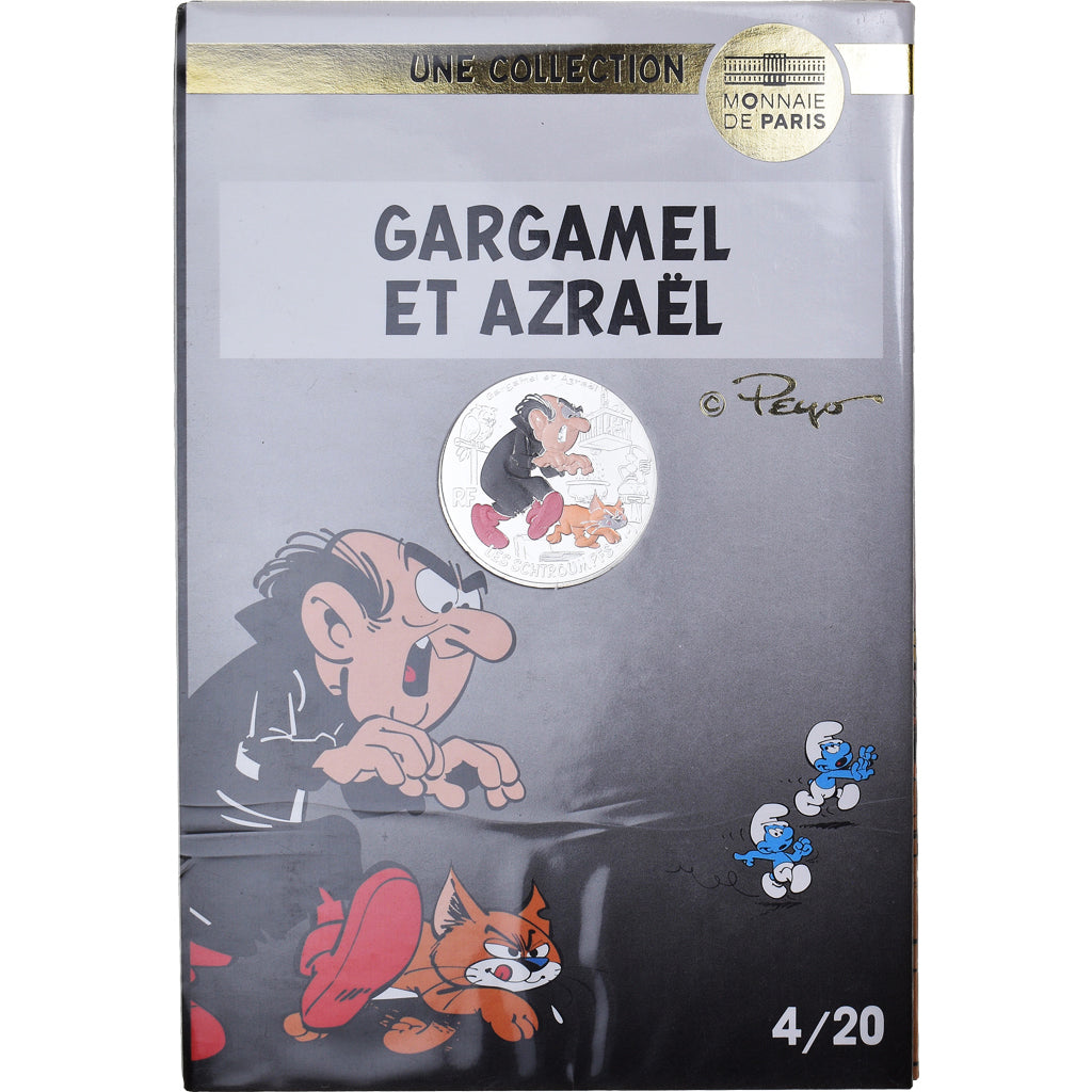Francia, Monnaie de Paris, 10 Euro, Gargamel et Azraël (4/20), 2020, FDC