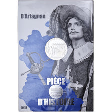 Francja, Monnaie de Paris, 10 Euro, Pièce d'Histoire - D'Artagnan, 2019