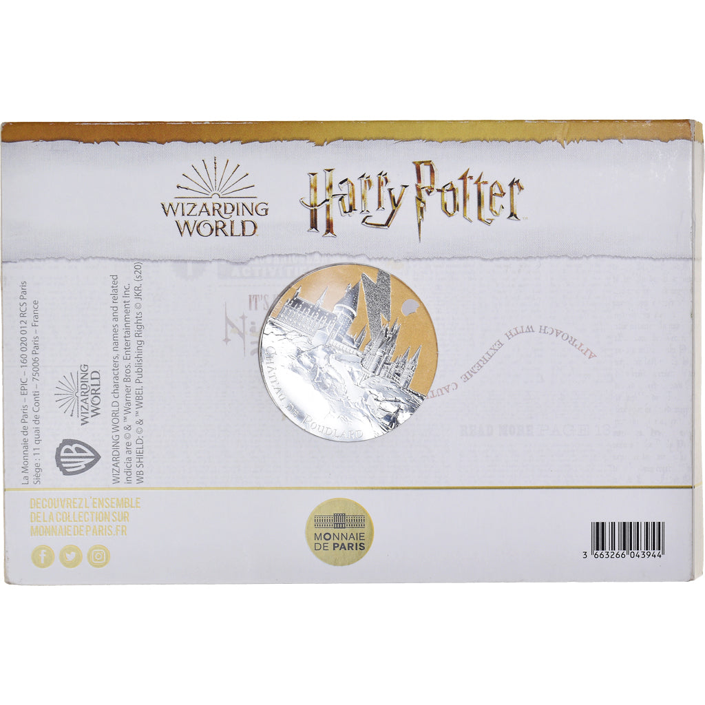 France, Monnaie de Paris, 50 Euro, Harry Potter - Château de Poudlard (1/4)