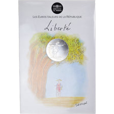 France, Monnaie de Paris, 10 Euro, Sempé - Printemps - Liberté, 2014